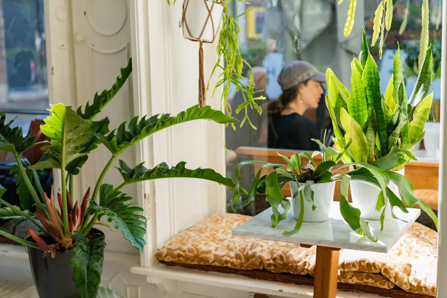 Plek in leeg restaurant