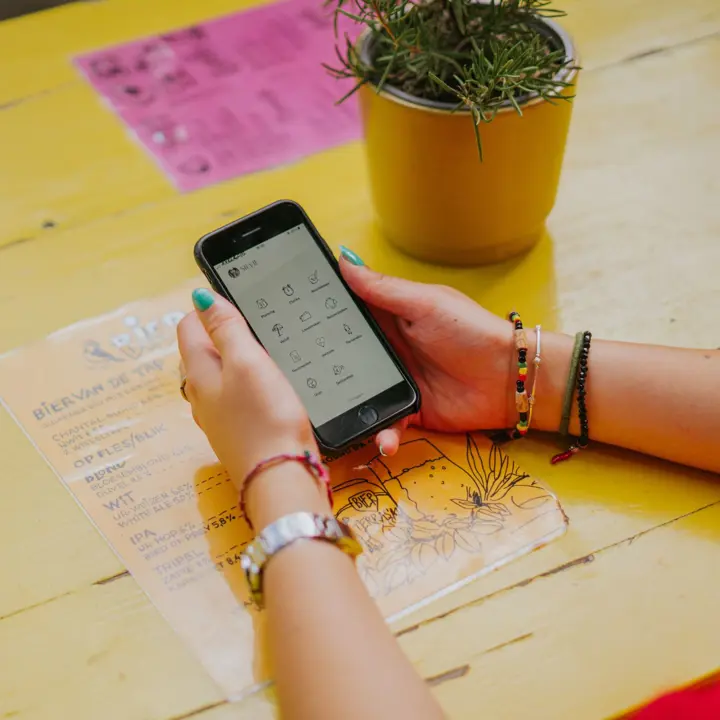 Planningssysteem Fooks op telefoon